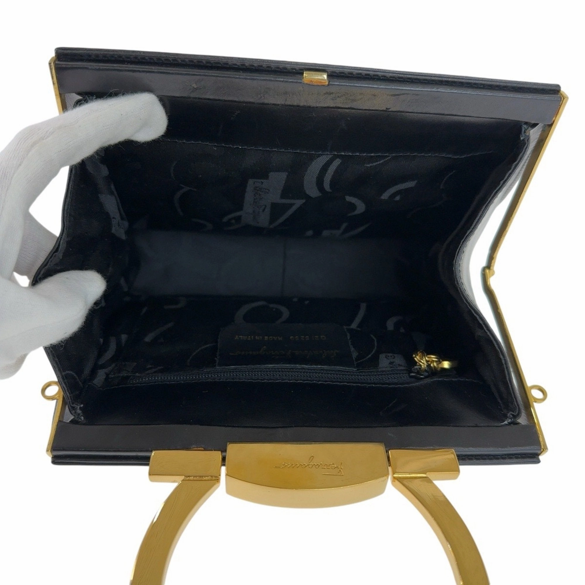 Salvatore Ferragamo Handbag Vanity Bag (Pre-Owned)
