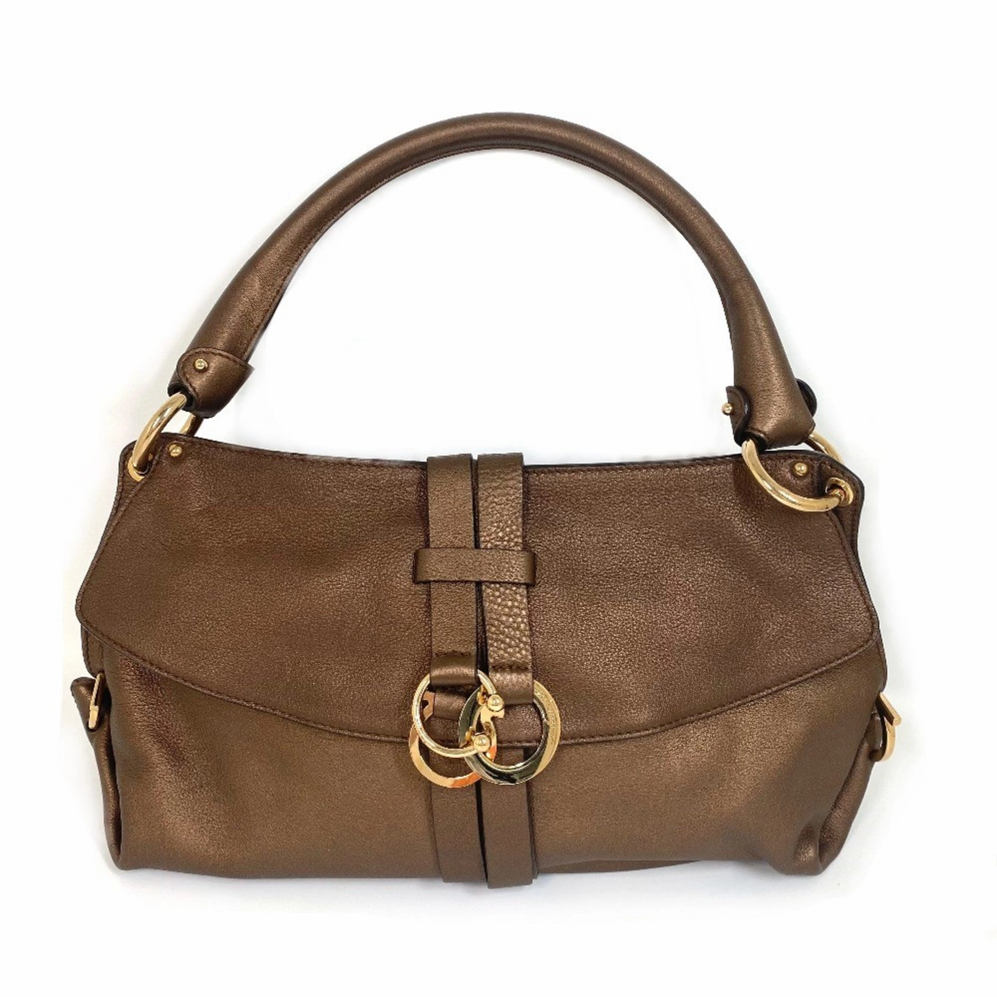 Salvatore Ferragamo  Leather Handbag (Pre-Owned)