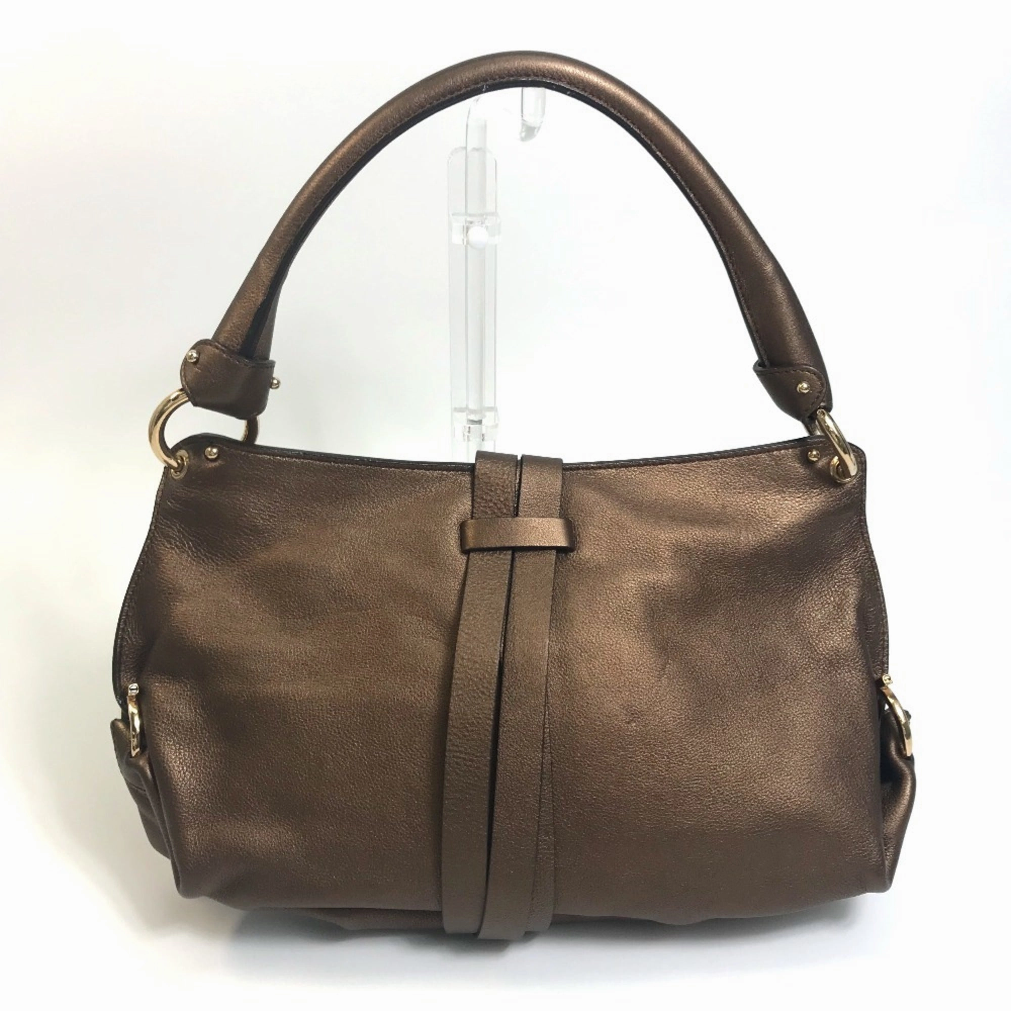 Salvatore Ferragamo  Leather Handbag (Pre-Owned)