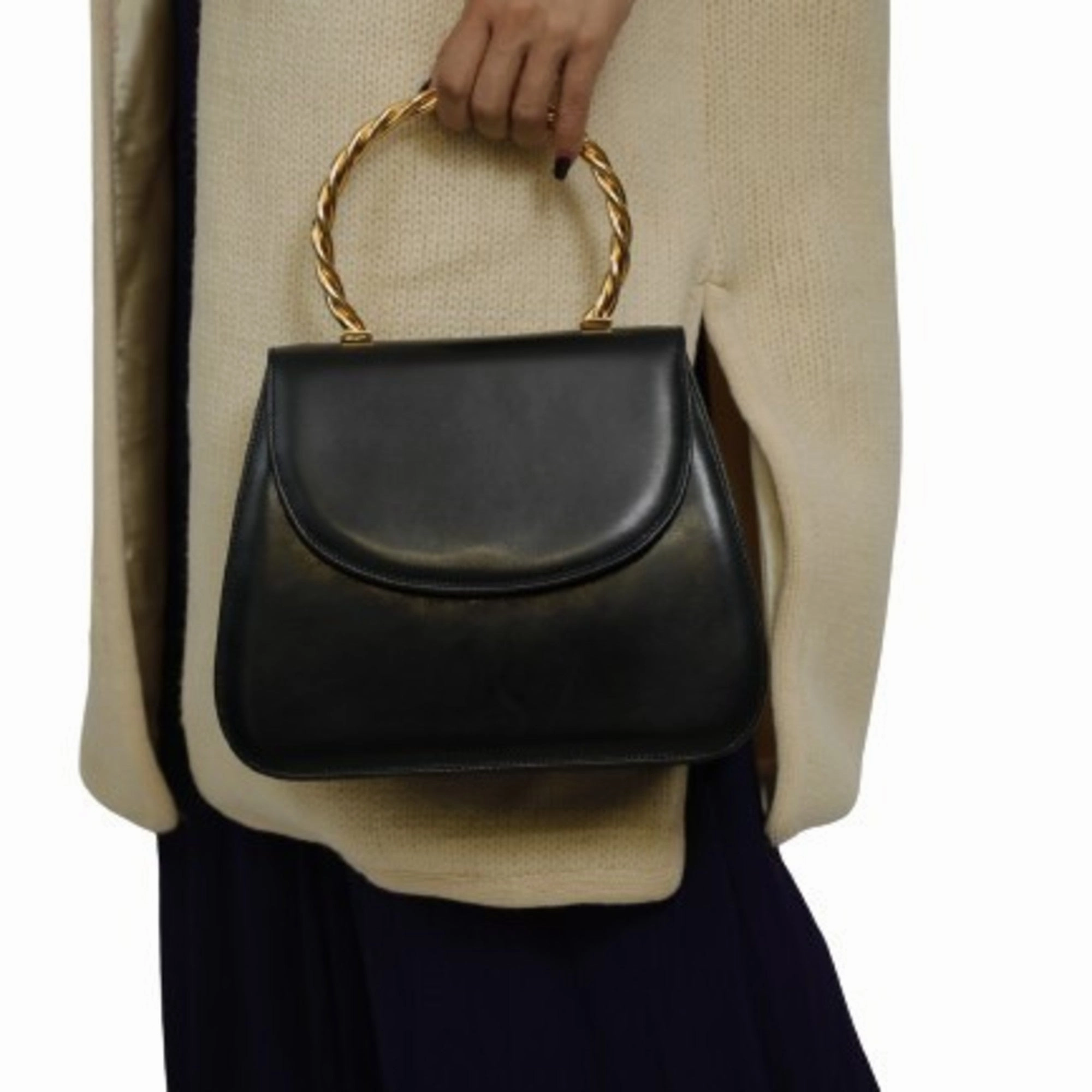 Salvatore Ferragamo  Leather Handbag (Pre-Owned)
