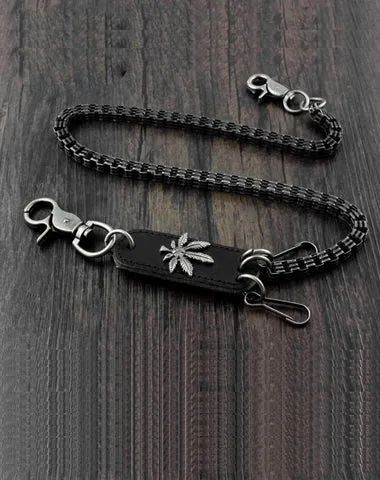 Solid Metal Long Wallet Chain Cool Punk Rock Biker Trucker Wallet Chain Trucker Wallet Chain for Men