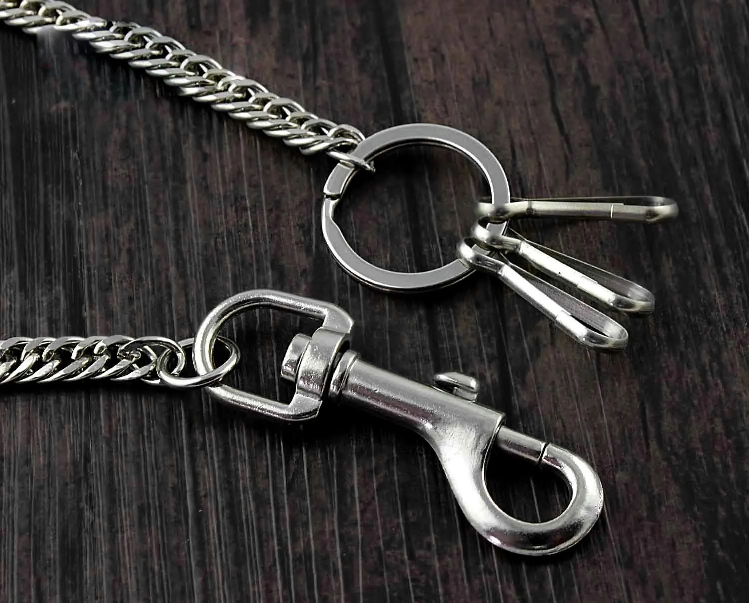 Solid Stainless Steel Wallet Chain Cool Punk Rock Biker Trucker Wallet Chain Trucker Wallet Chain for Men