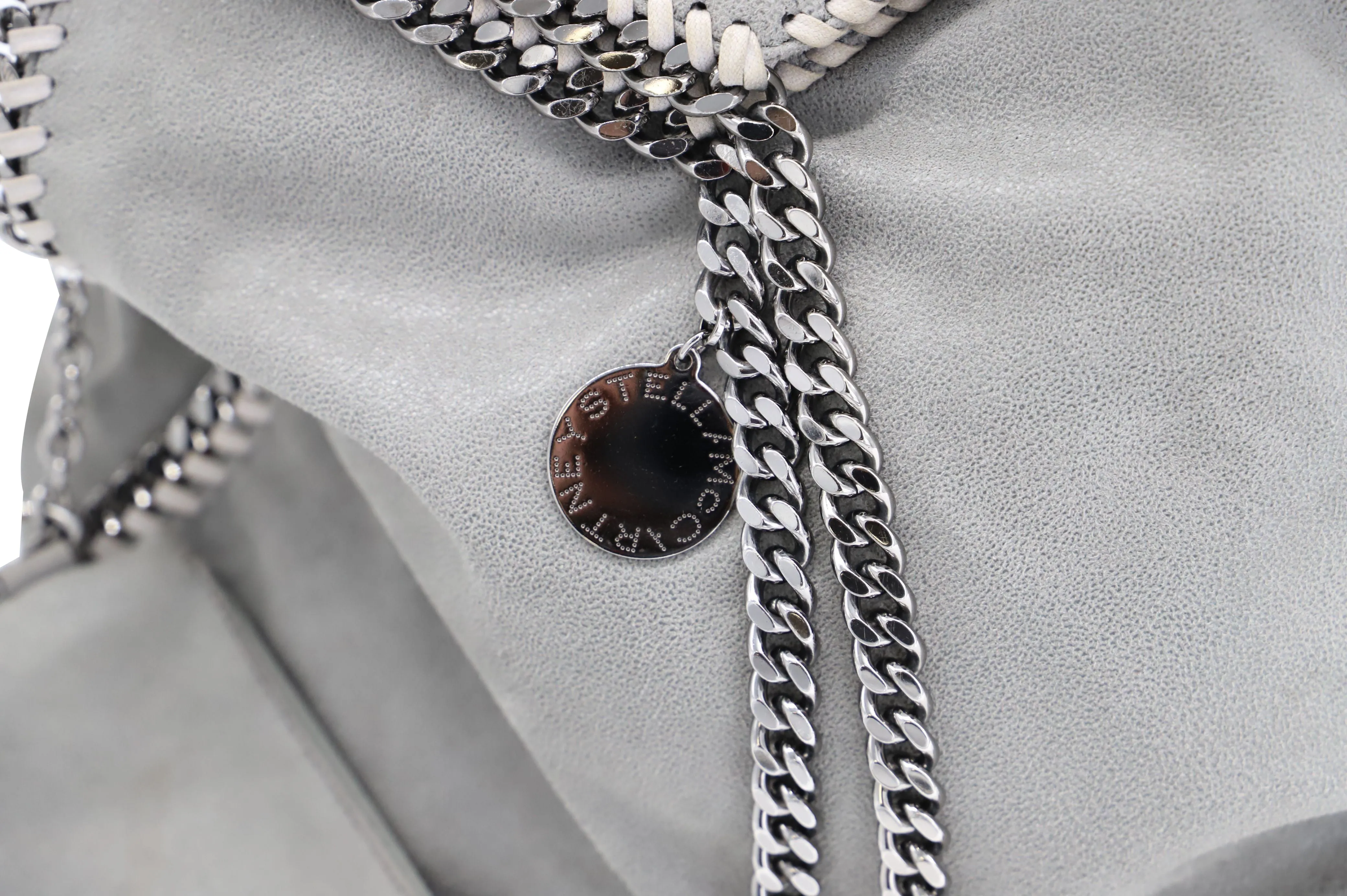 Stella McCartney Falabella Tote Bag in Grey Recycled Polyester