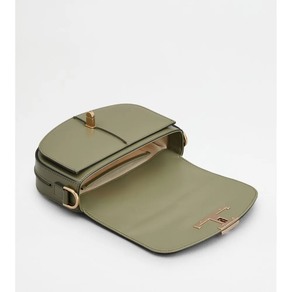 T Timeless Shoulder Bag in Leather Mini