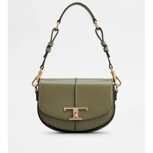 T Timeless Shoulder Bag in Leather Mini