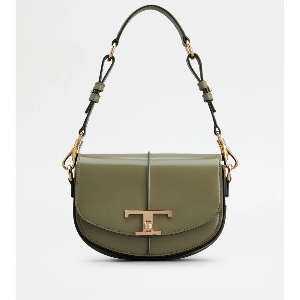 T Timeless Shoulder Bag in Leather Mini