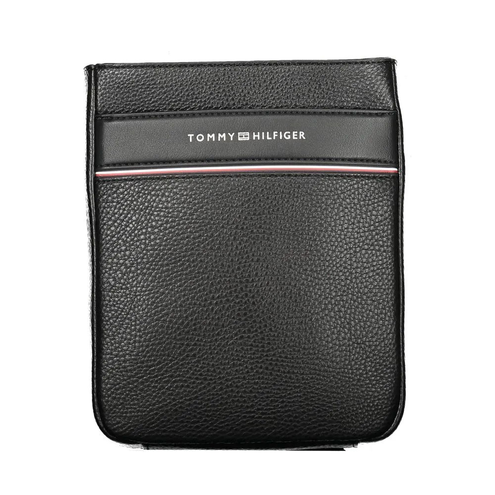 Tommy Hilfiger Black Polyethylene Men Shoulder Bag