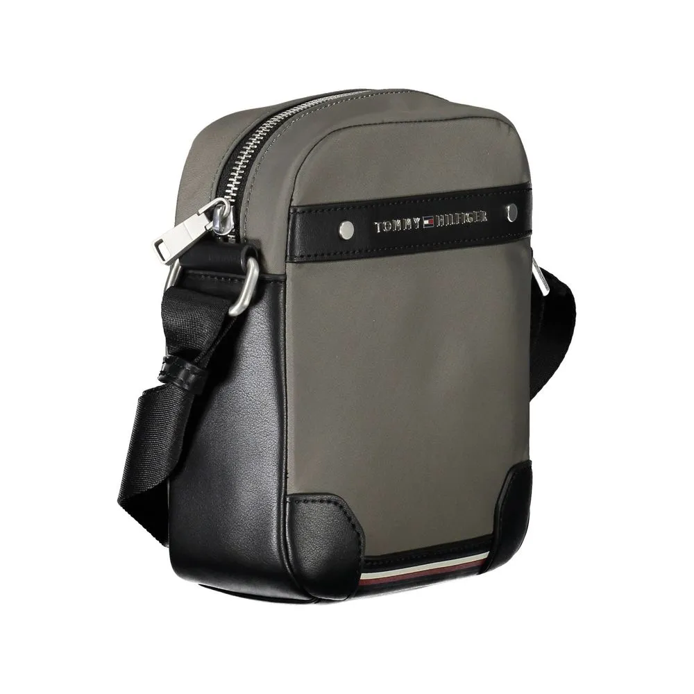 Tommy Hilfiger Green Polyester Men Shoulder Bag
