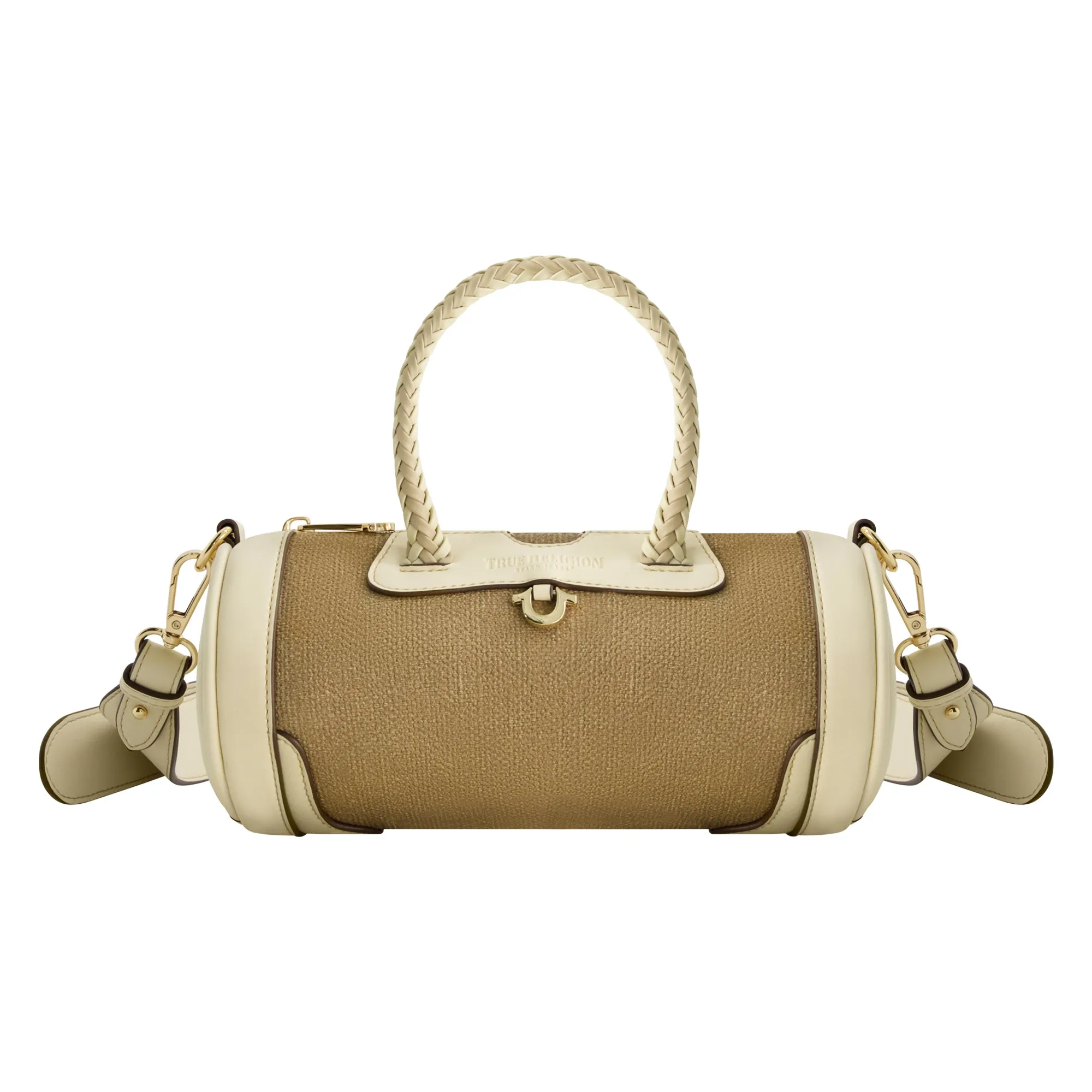 True Religion Suede Mini Duffel Crossbody