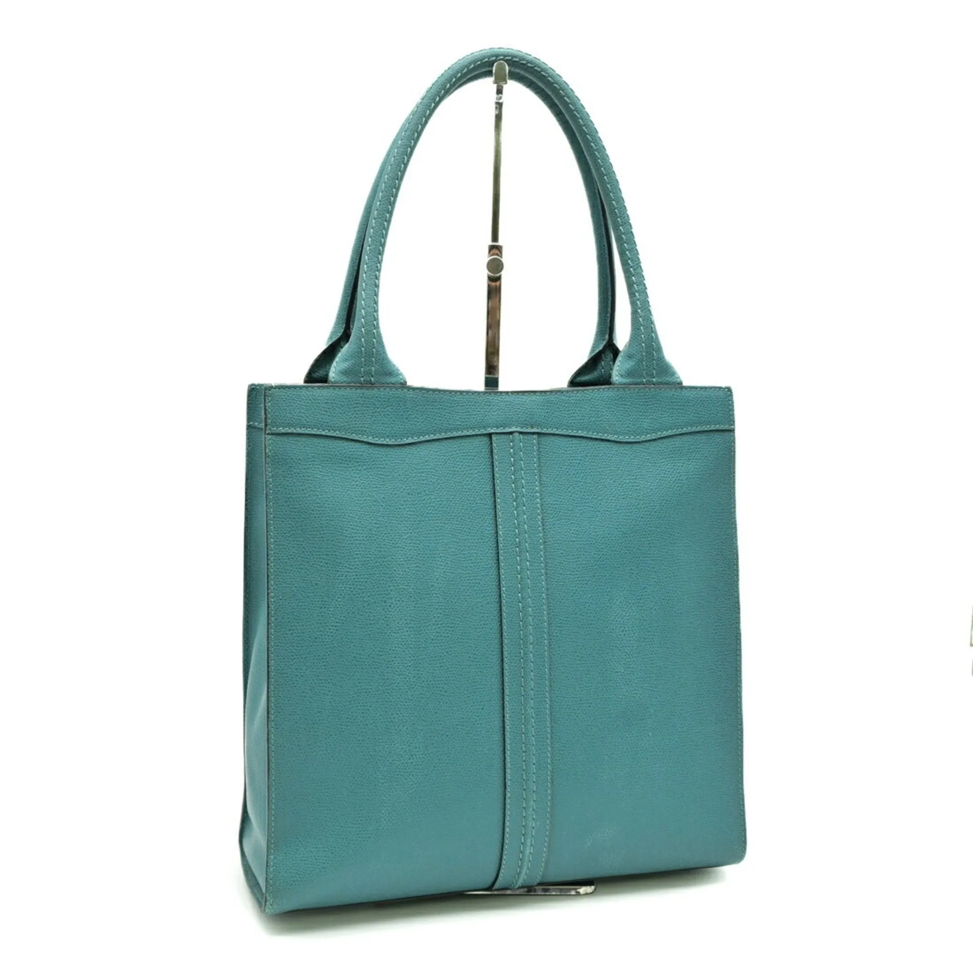 Valextra Leather Tote Bag (Pre-Owned)
