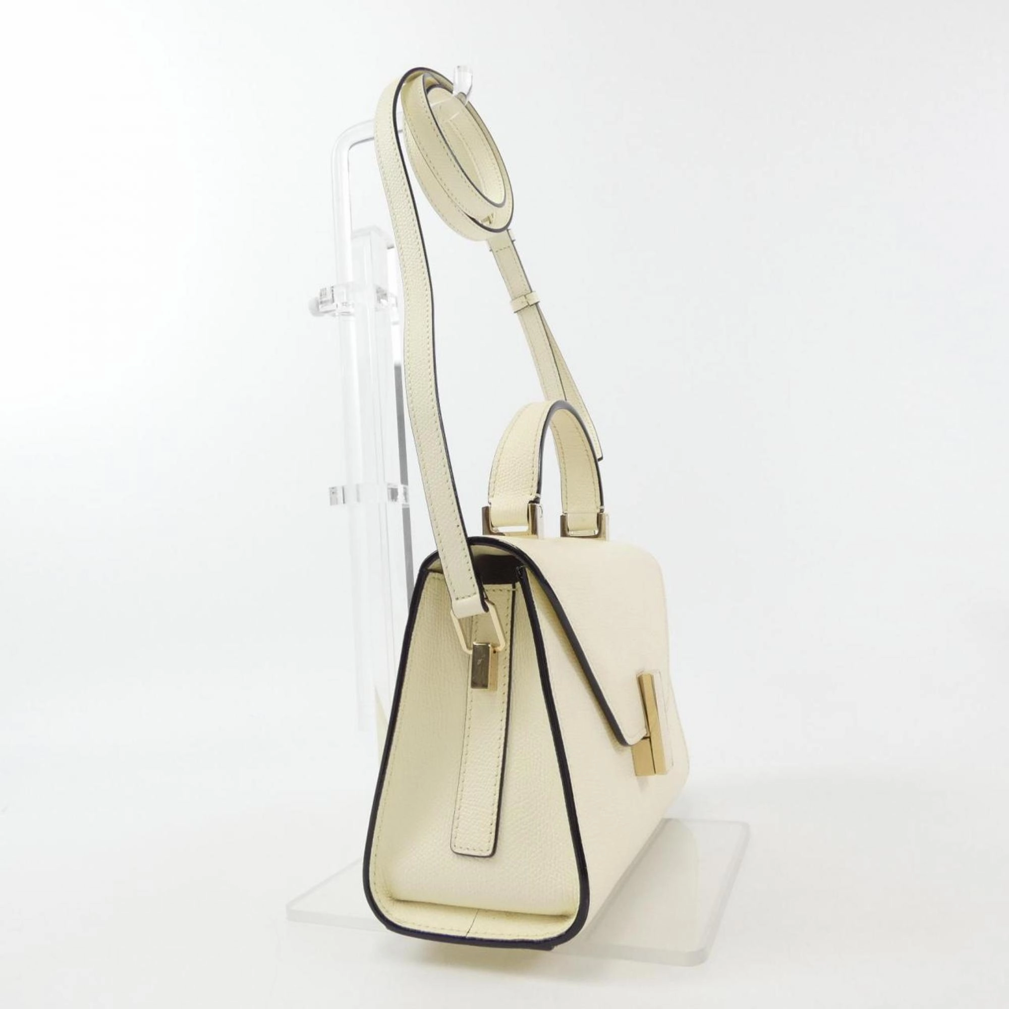 Valextra Leather Handbag (Pre-Owned)