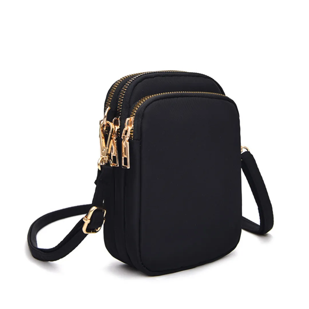 Vertical Oxford Cloth Mini Mobile Phone Crossbody