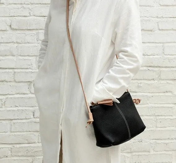 Vintage LEATHER WOMEN Small Crossbody Purse SHOULDER BAG Purse FOR WOMEN