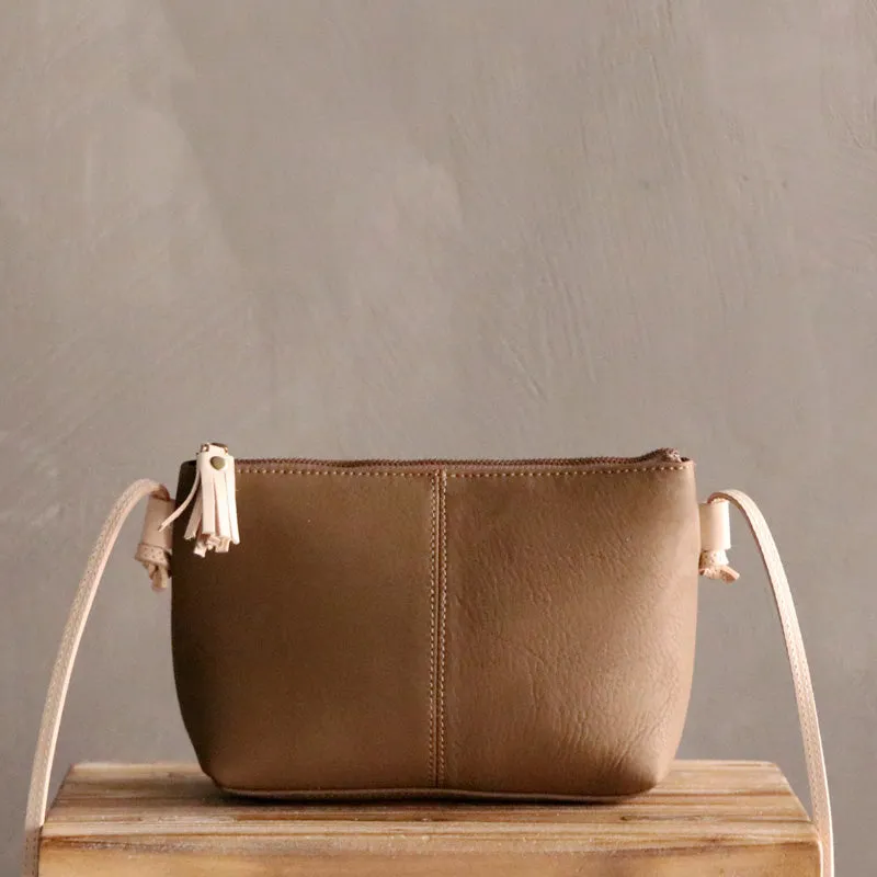 Vintage LEATHER WOMEN Small Crossbody Purse SHOULDER BAG Purse FOR WOMEN
