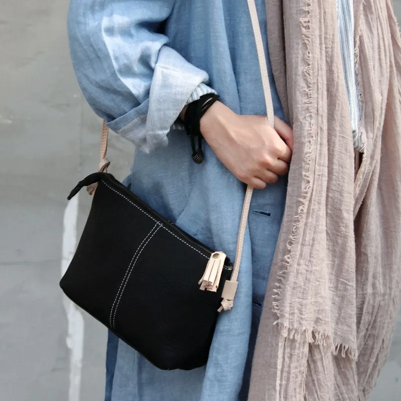 Vintage LEATHER WOMEN Small Crossbody Purse SHOULDER BAG Purse FOR WOMEN