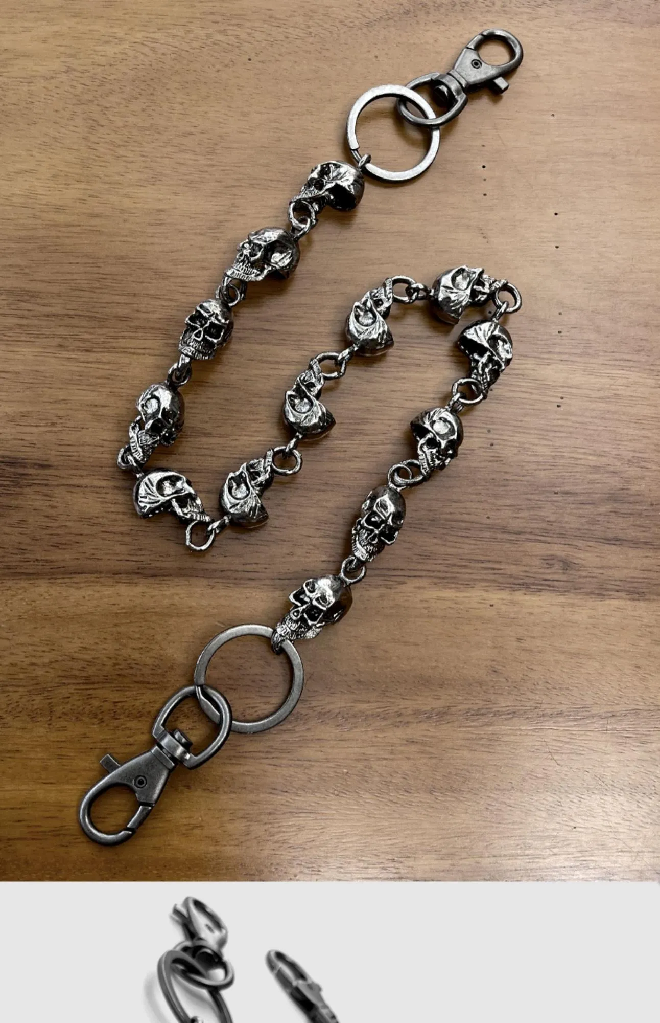 Wallet Skull Chain Skull Chain for Wallet Skull Pants Chain Cool Wallet Chains Skull Wallet Chain