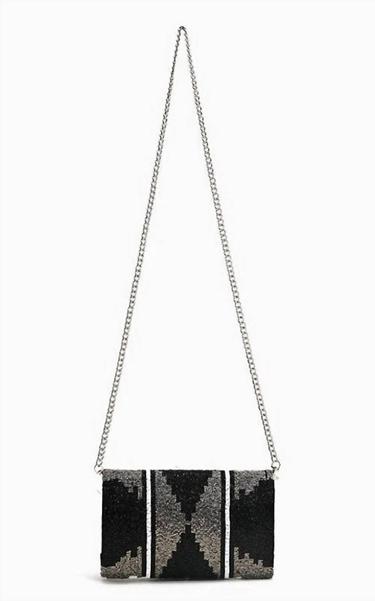 Women's Ikat Elegance Clutch In Noir