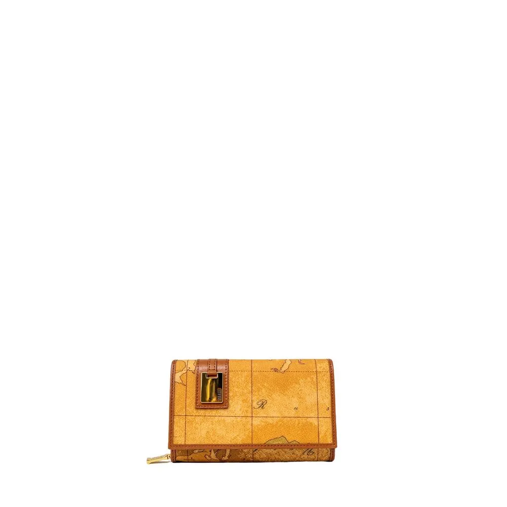 Alviero Martini Prima Classe Beige Leather Wallet
