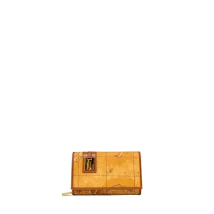 Alviero Martini Prima Classe Beige Leather Wallet
