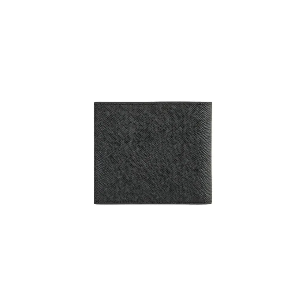 Armani Exchange Black Leather Wallet