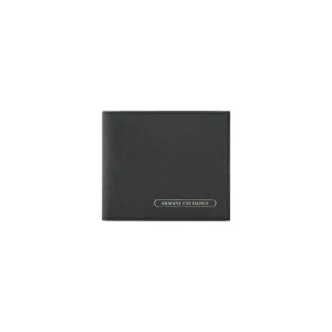 Armani Exchange Black Leather Wallet