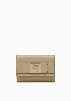Betty Semi Short Wallet Beige