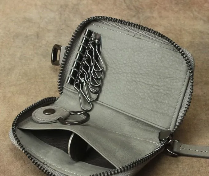 Cool Leather Aztec Designed Mens Car Key Key Wallet Small Key Holders for Men