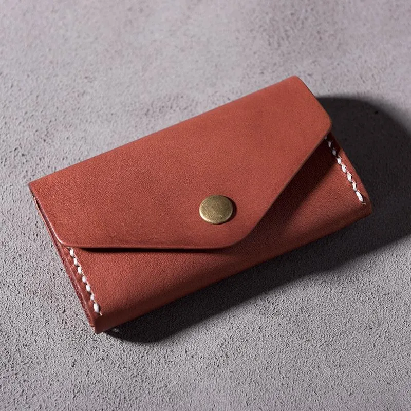 Cool Leather Mens billfold Wallet Card Holder Small Card Slim Wallet for Men