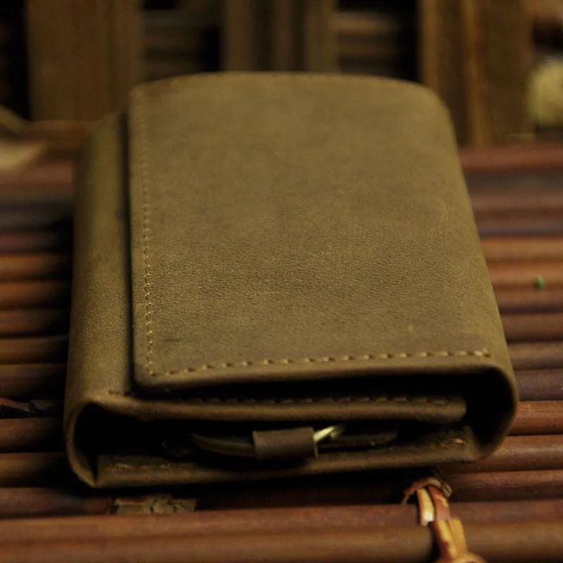 Cool Small Leather Mens Keys Wallet Car Keys Holder Car Key Case for Men
