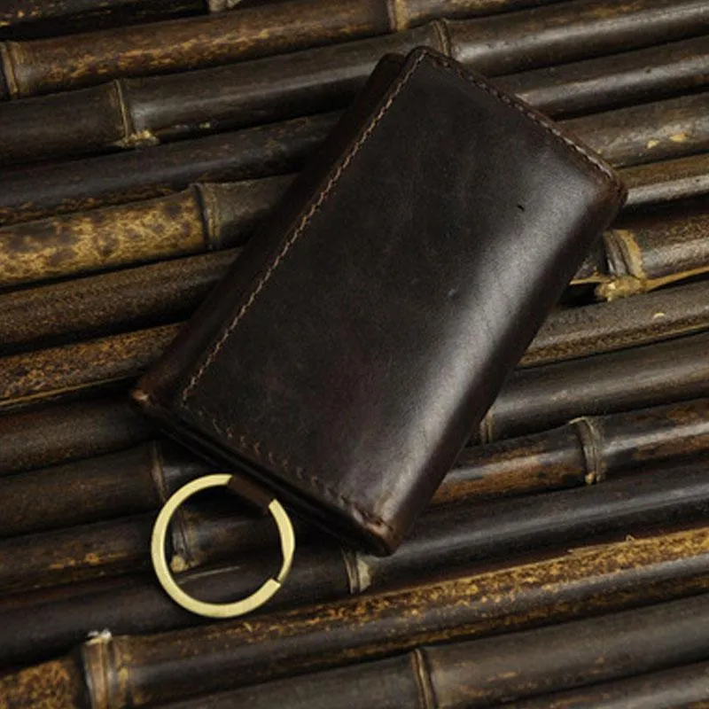 Cool Small Leather Mens Keys Wallet Car Keys Holder Car Key Case for Men
