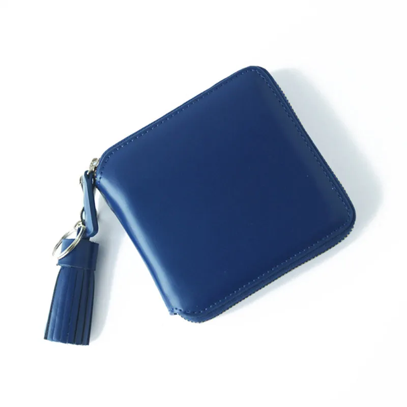 Cute Stylish Leather Womens Small Wallet for Women Zipper billfold Wallet
