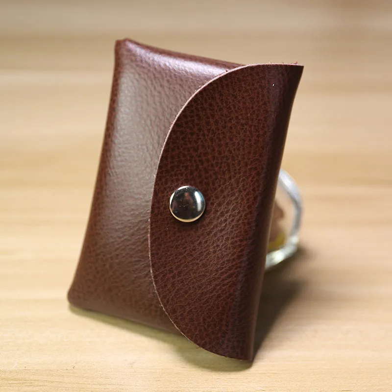 Cute Women Black Leather Mini Coin Wallet Change Wallet For Women