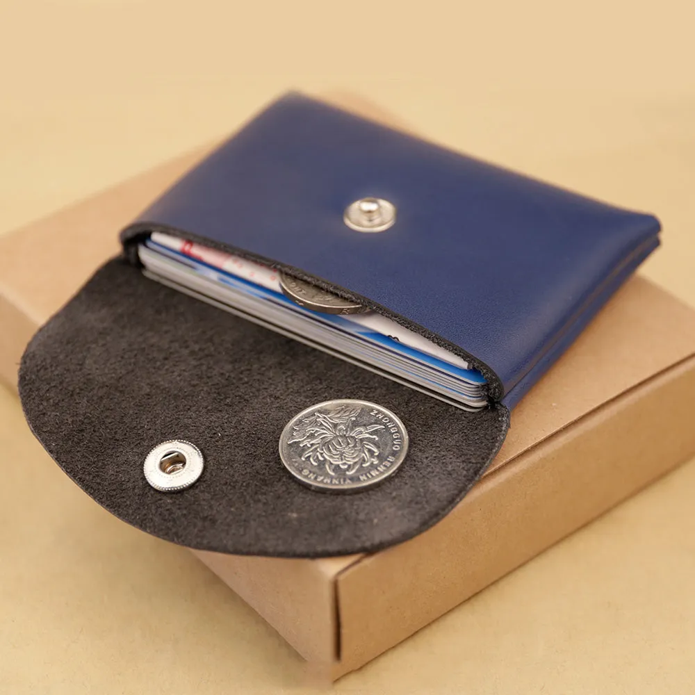 Cute Women Black Leather Mini Coin Wallet Change Wallet For Women