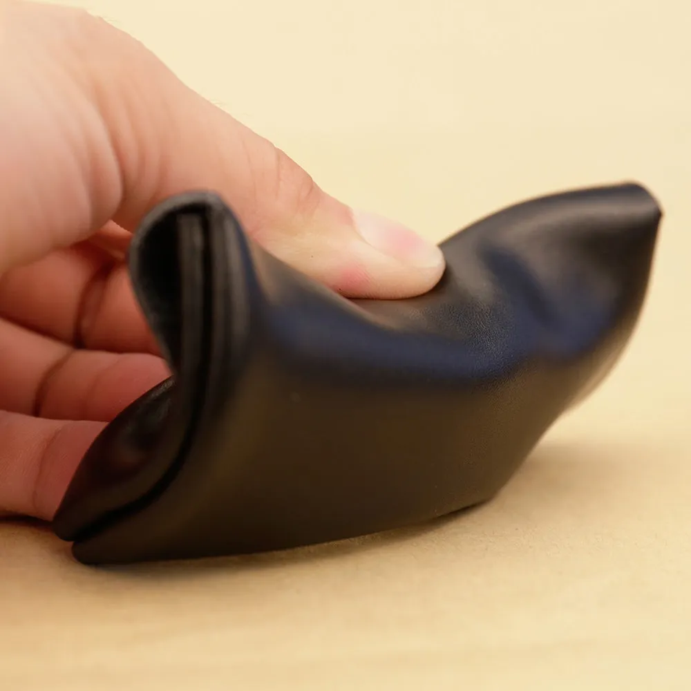 Cute Women Black Leather Mini Coin Wallet Change Wallet For Women