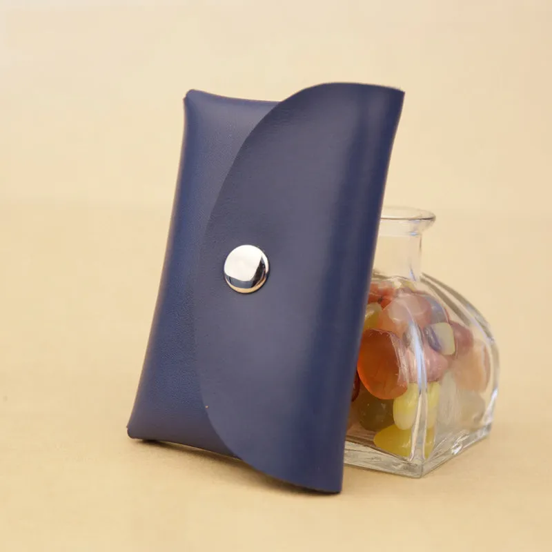 Cute Women Black Leather Mini Coin Wallet Change Wallet For Women