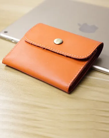 Cute Women Leather Mini Zip Coin Wallet Dark Coffee Change Wallets Slim Billfold Wallet For Women