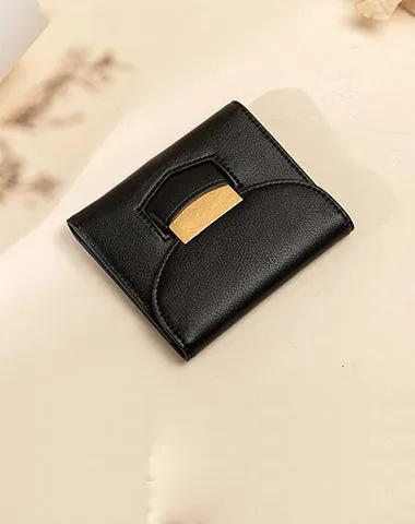 Cute Women Vegan Leather Small Wallet Billfold Vertical Red Card Wallet For Women