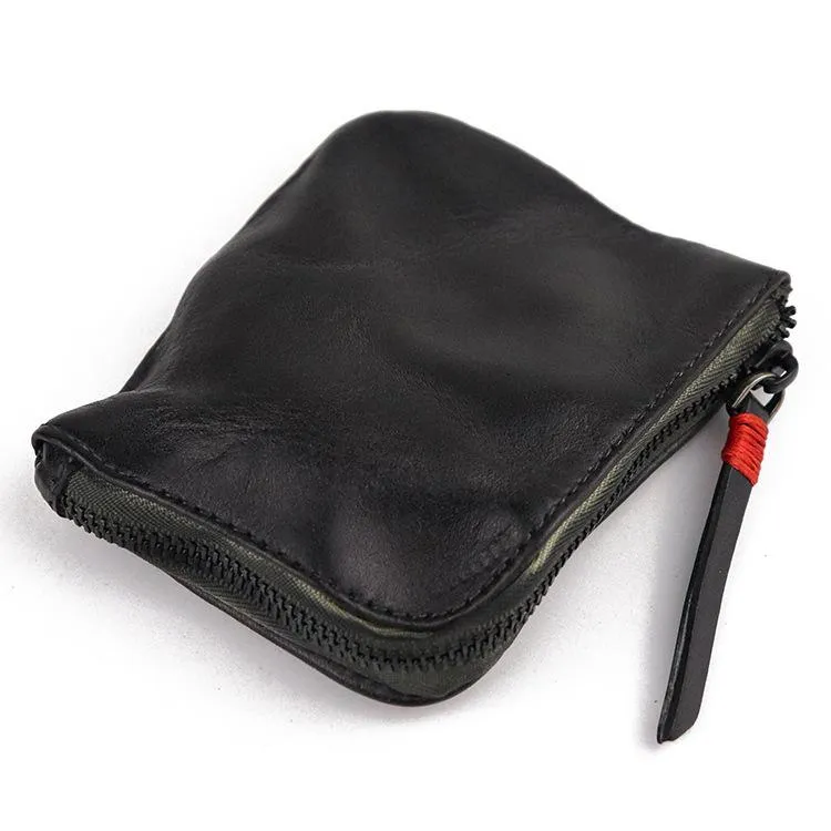 Dark Brown Leather Wallet Mens Zip Around Small Leather Zip Wallet Mens Wallets That Zip