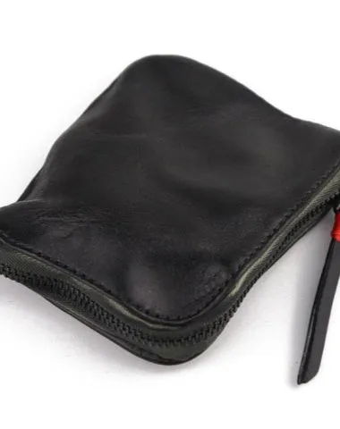 Dark Brown Leather Wallet Mens Zip Around Small Leather Zip Wallet Mens Wallets That Zip