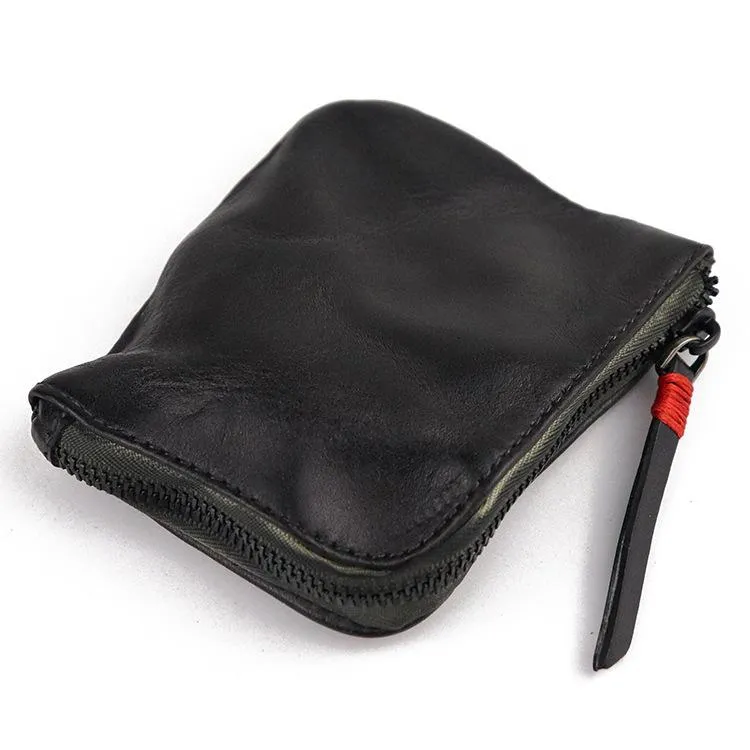 Dark Brown Leather Wallet Mens Zip Around Small Leather Zip Wallet Mens Wallets That Zip