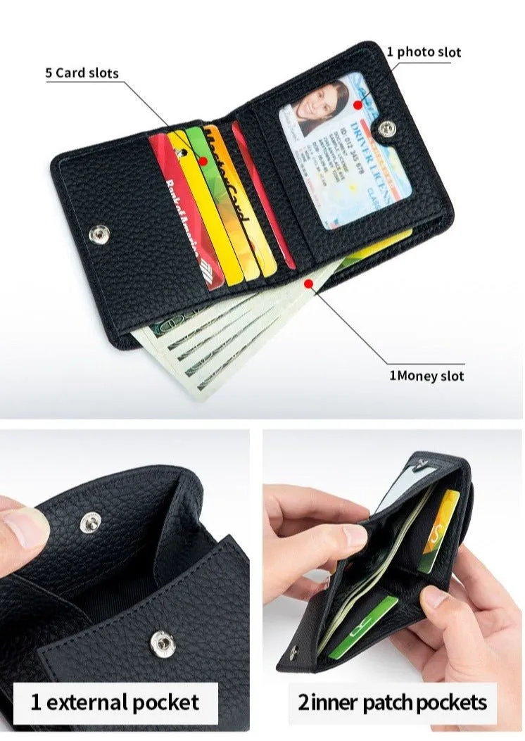 Designer Leather Clutch: Compact Elegance