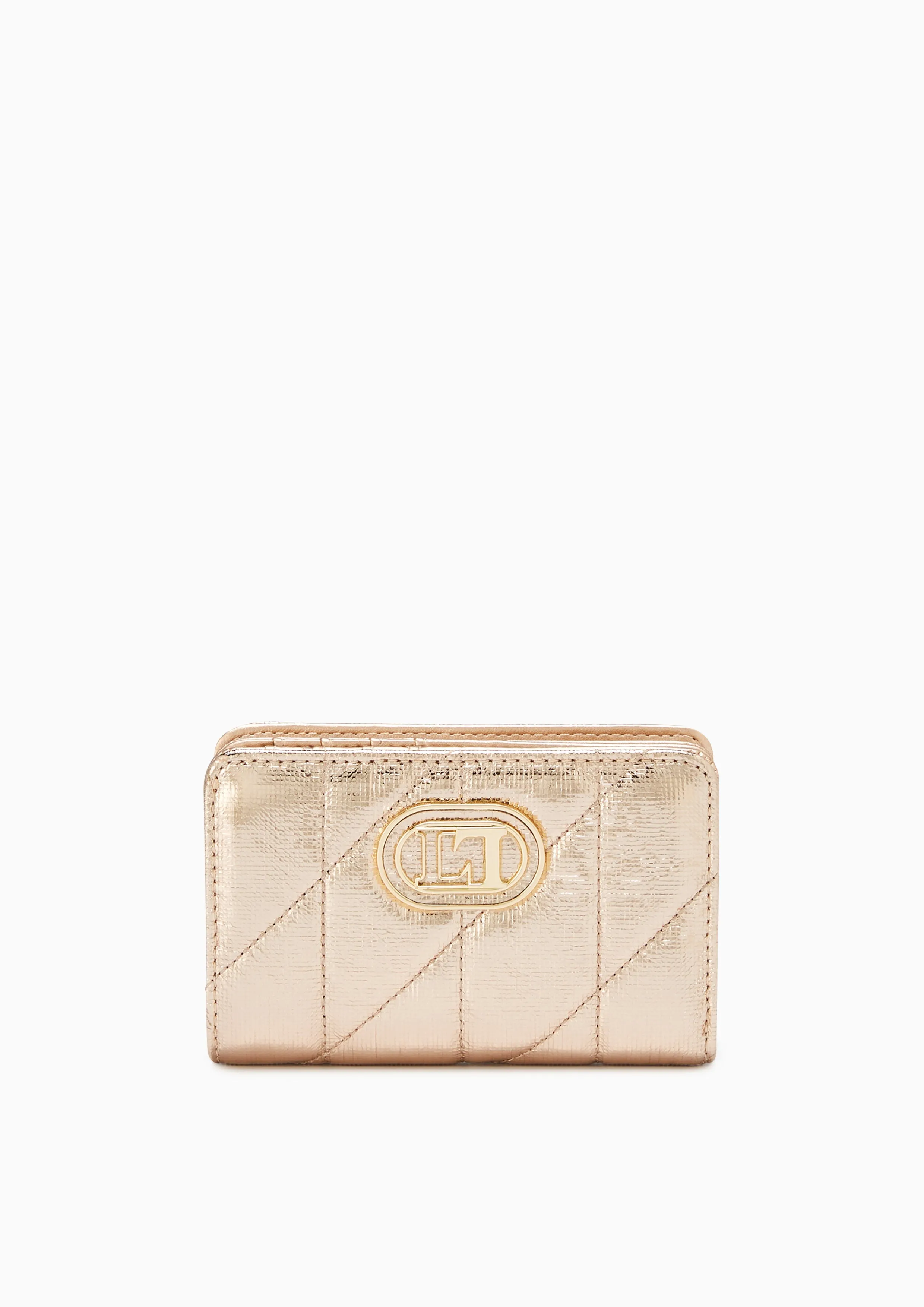 Diana Glitz Short Wallet Gold