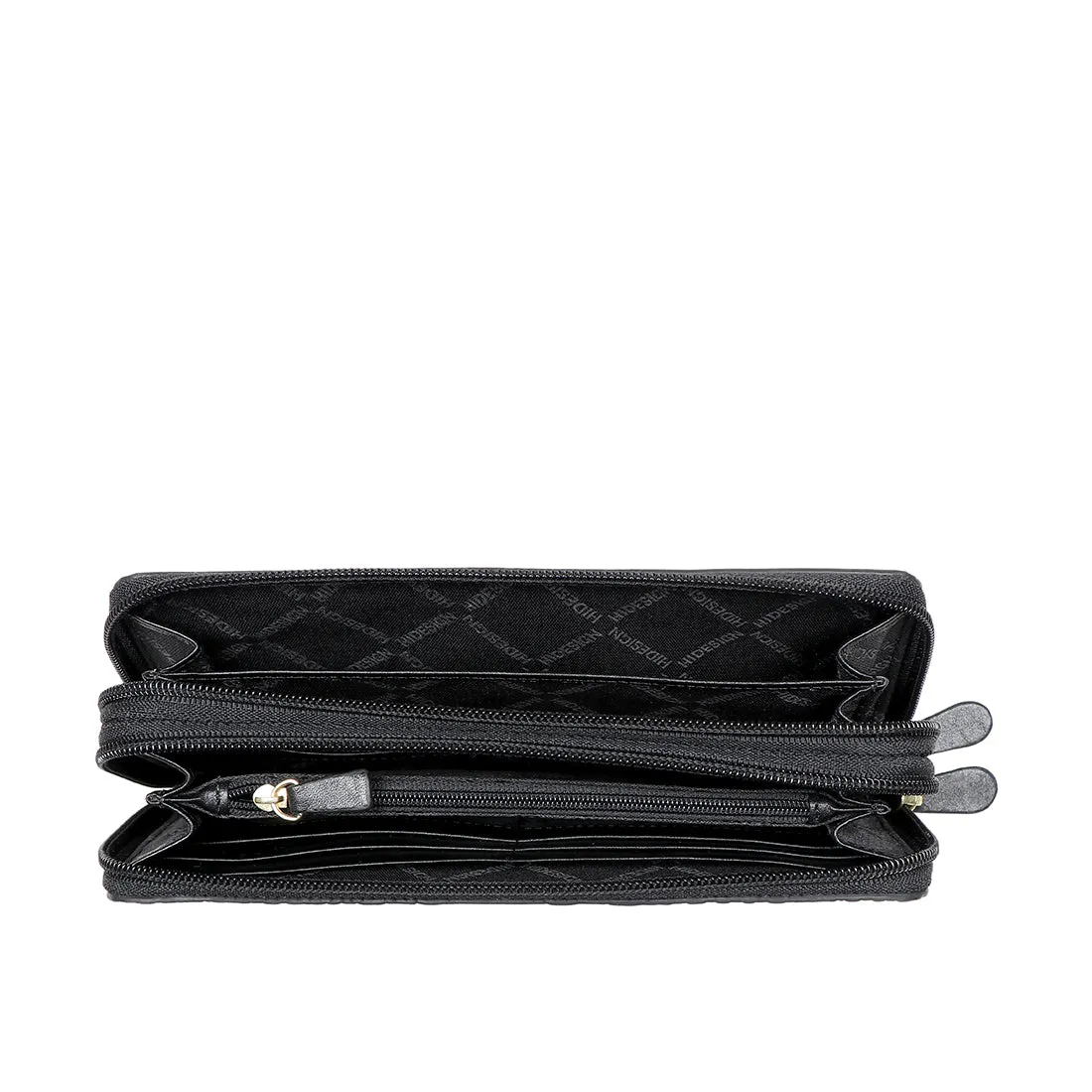 EE LILAC W1 DOUBLE ZIP AROUND WALLET