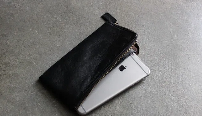 Fashion LEATHER Womens Long Clutch Wallet Zipper Slim Long Wallet FOR Women