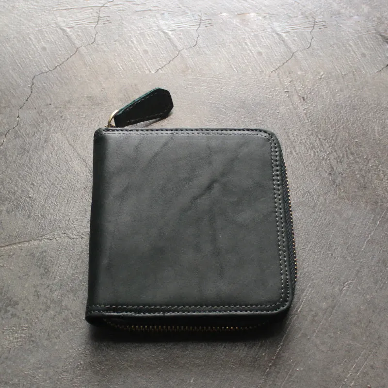 Fashion LEATHER Womens Small Wallet Bifold Zipper Cute Wallet FOR Women