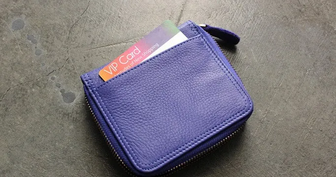 Fashion LEATHER Womens Small Wallet Bifold Zipper Cute Wallet FOR Women