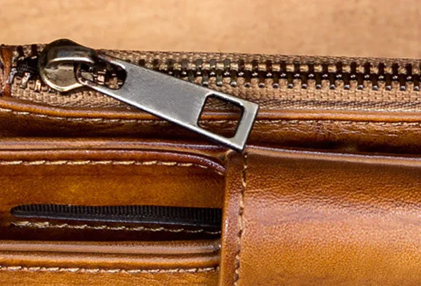 Genuine Leather Wallet billfold Wallet Vintage Wallet Purse Fo Women