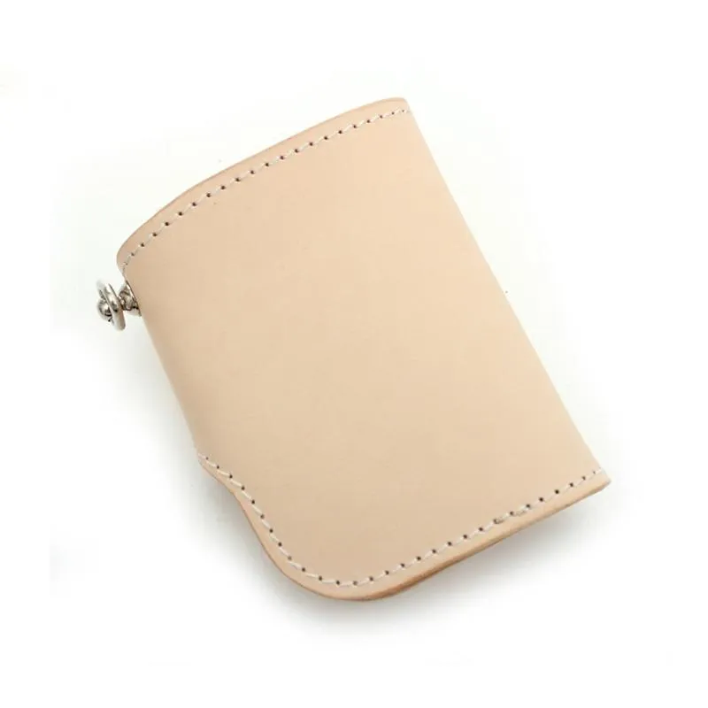 Handmade Cool Leather Small Biker Chain Wallet Mens billfold Chain Wallet