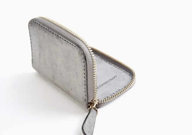 Handmade Cute LEATHER Womens Zipper Key Wallet Leather Key Holders FOR Women