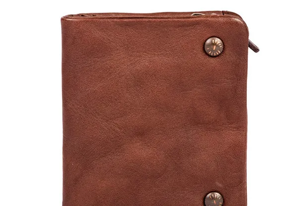 Handmade Genuine Leather Wallet billfold Leather Wallet Slim Bifold Wallet Bag For Women